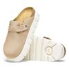 Birkenstock Boston Chunky Suede Leather - Warm Sand